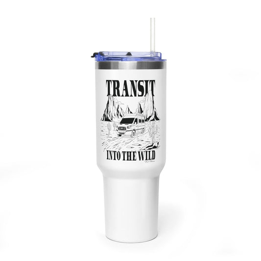 Ford Transit Merchandise Into The Wild Vacuum Thermal Tumbler, 40oz