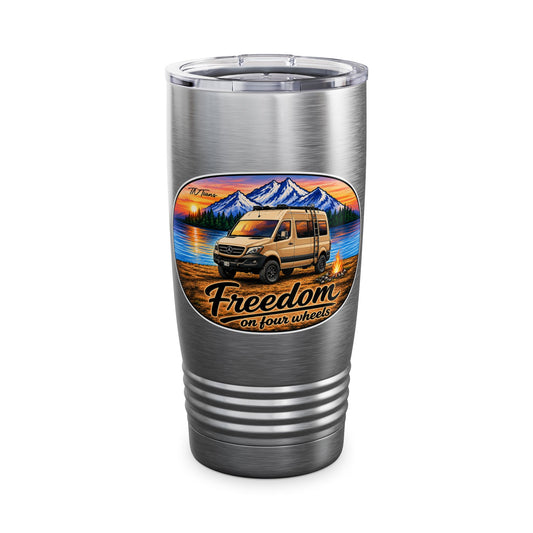 Mercedes Sprinter Freedom on Four Wheels Ringneck Tumbler, 20oz