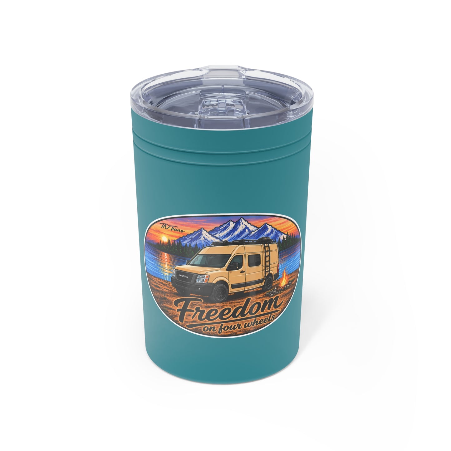Nissan NV Merchandise Freedom on Four Wheels Vacuum Insulated Tumbler, 11oz
