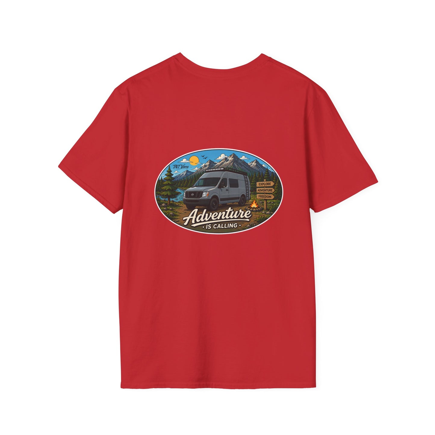 Nissan NV Merchandise Adventure is Calling Unisex Softstyle T-Shirt
