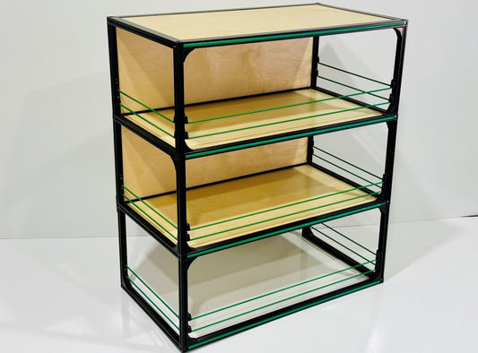 deep van storage shelving for van conversion