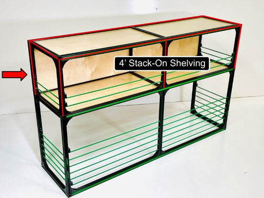 camper van modular shelving