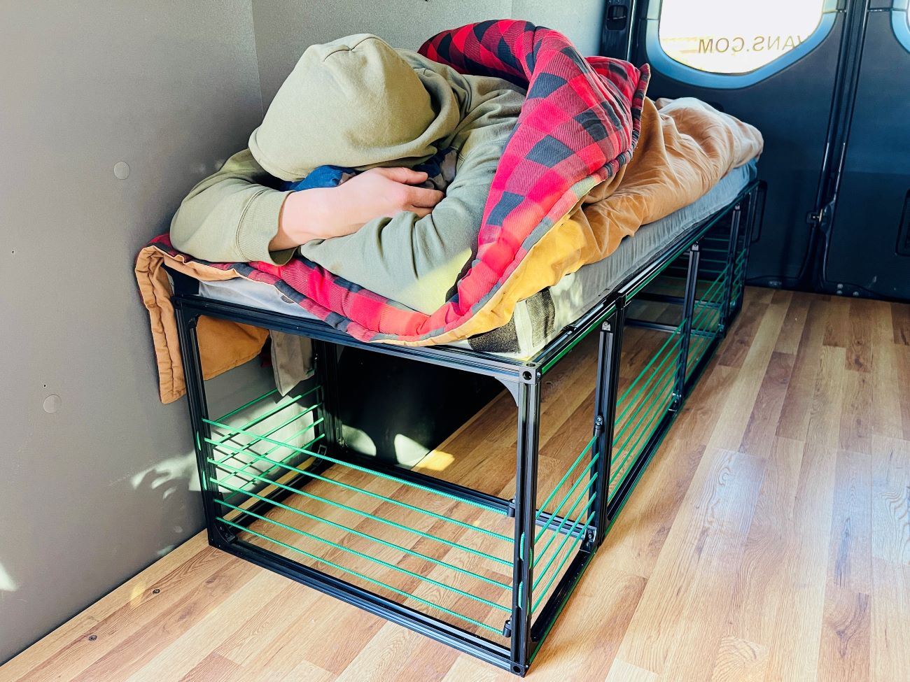 camper bed platform conversion