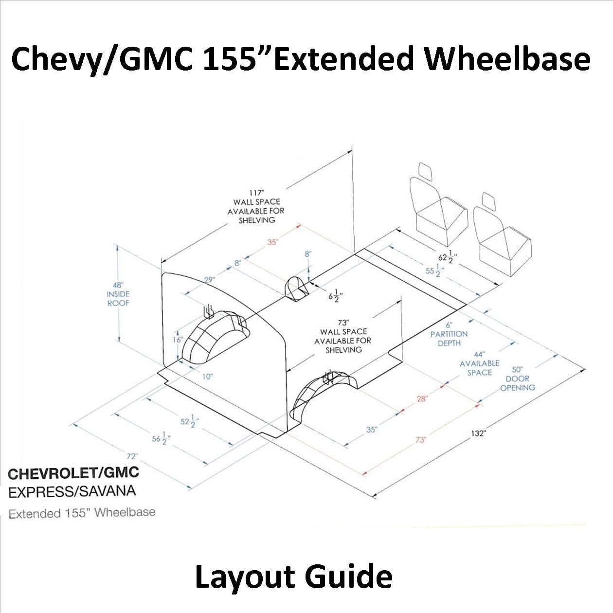 Chevy Express 155 | GMC Savana - Campervan Conversion DIY Kit