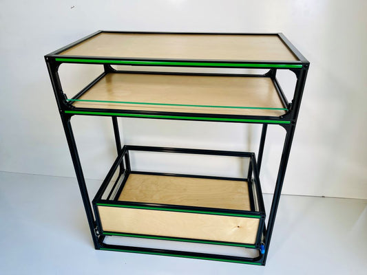large ice chest slide for camper van conversion