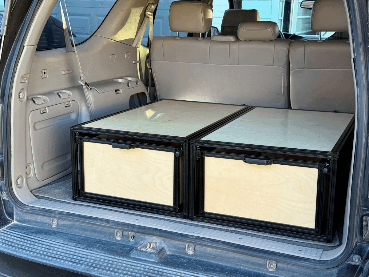 Lincoln Navigator & Aviator Rear Cargo Storage Drawer DIY Kit