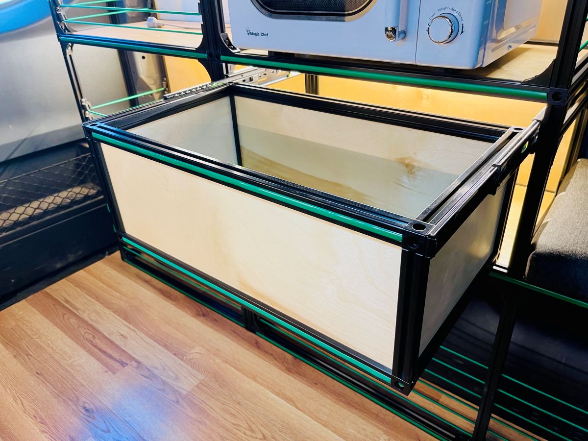 Drawer for TNTvans Shelving | Campervan DIY Conversion