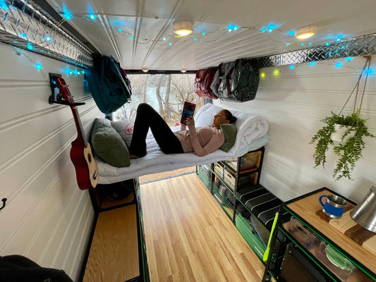 A Match Made in DIY Heaven: Aspen Frontiers and TNTvans Team Up for the Ultimate Camper Van Conversion
