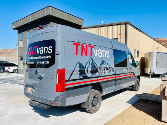 Revving Up Camper Van Conversions in St. George, UT: TNTvans Teams Up with Truck Van and Speed for the Ultimate Van Build