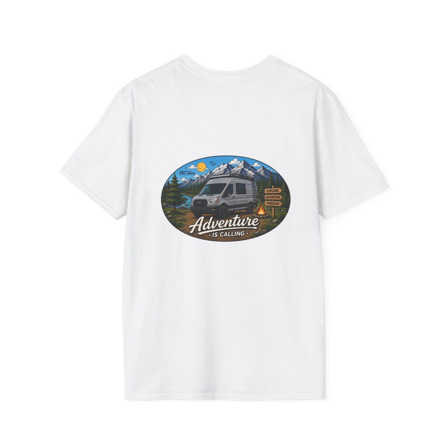 Ford Transit Merchandise Adventure is Calling Unisex Softstyle T-Shirt