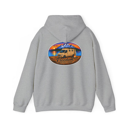 Sprinter T1N Merchandise Van Freedom on Four Wheels Unisex Heavy Blend™ Hooded Sweatshirt