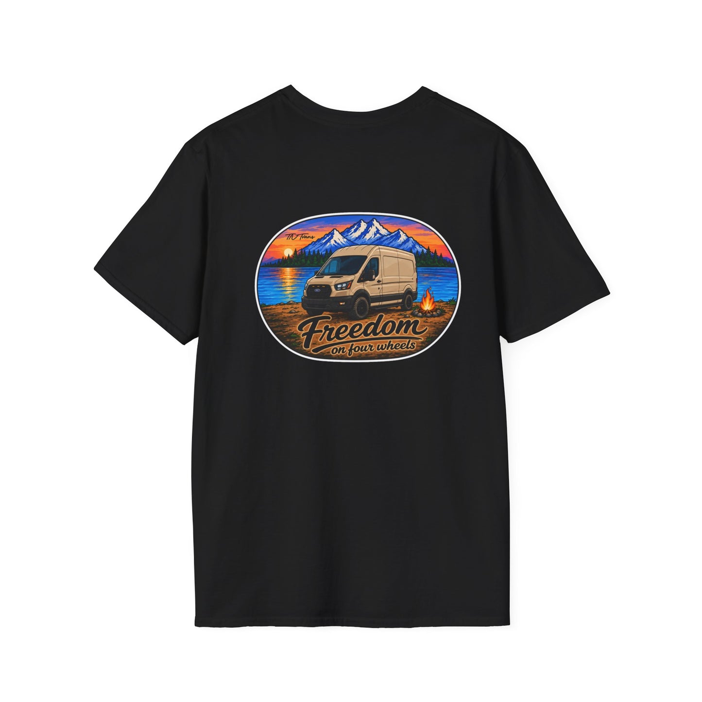 Ford Transit T-Shirt Freedom on Four Wheels