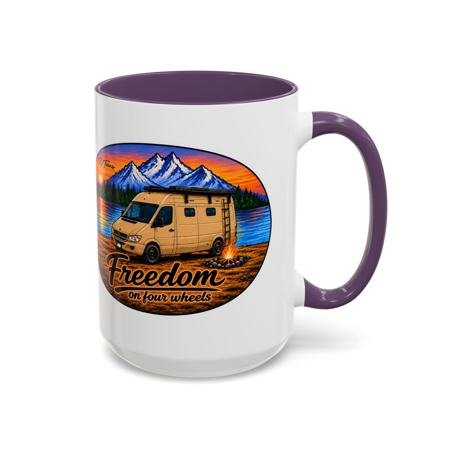 Sprinter T1N Freedom on Four Wheels Accent Coffee Mug (11, 15oz)
