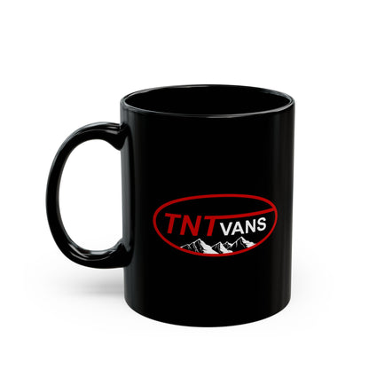 TNT Vans Black Mug - Perfect for Coffee Lovers, Mountain Enthusiasts, and Travelers, Gift for Holidays and Celebrations