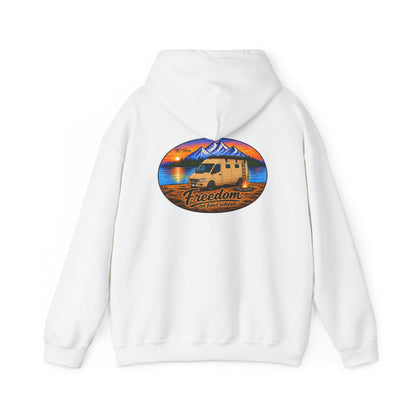 Sprinter T1N Merchandise Van Freedom on Four Wheels Unisex Heavy Blend™ Hooded Sweatshirt