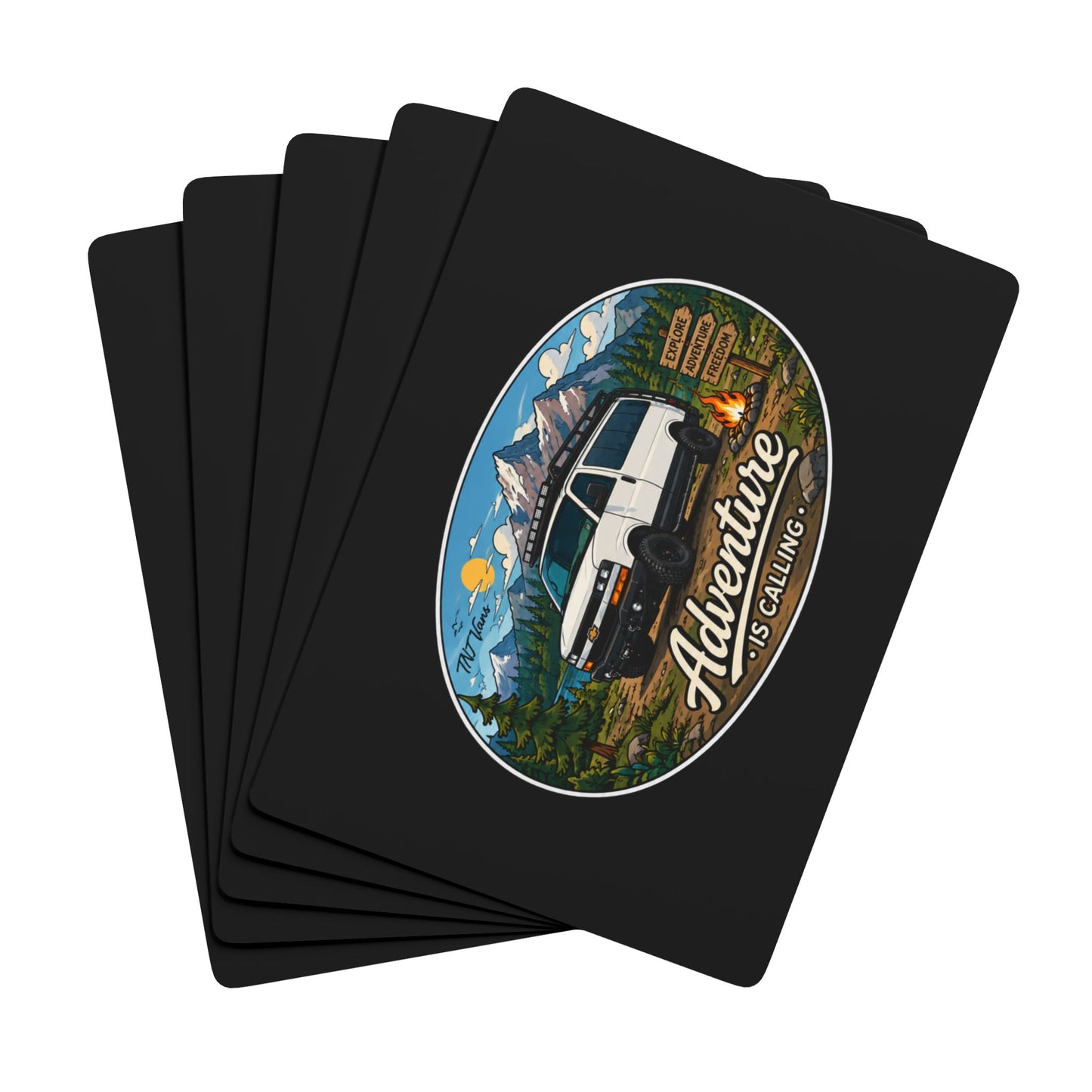 Chevy Express Merchandise Adventure is Calling Poker Playing Cards