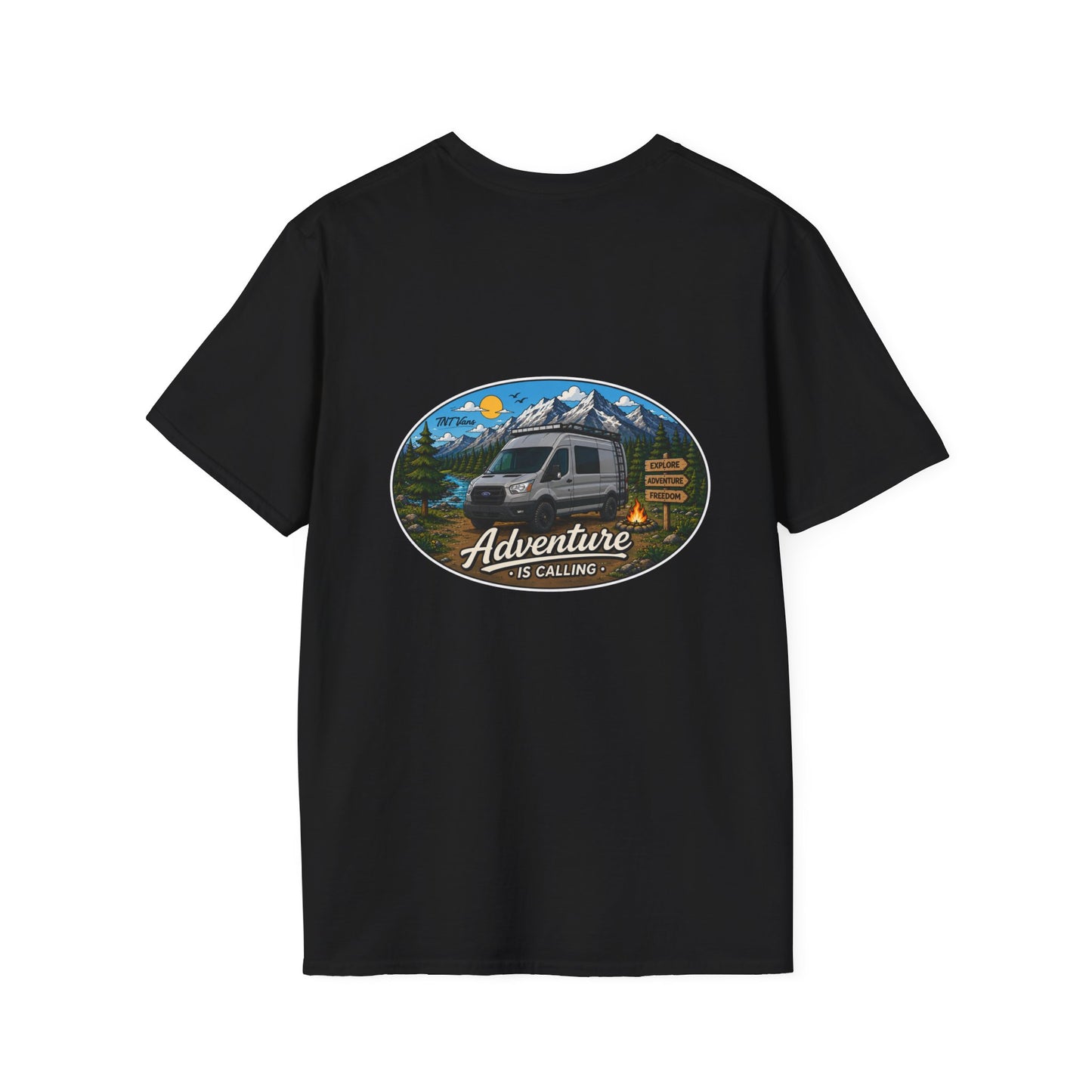 Ford Transit Merchandise Adventure is Calling Unisex Softstyle T-Shirt