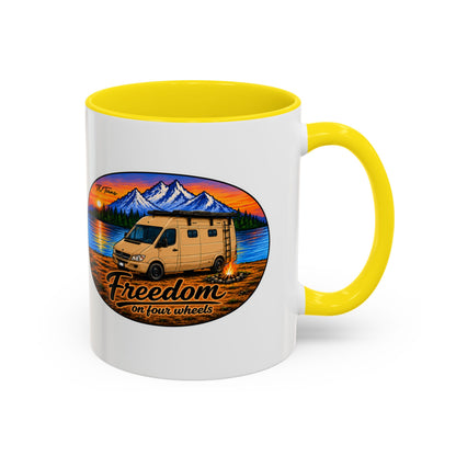 Sprinter T1N Freedom on Four Wheels Accent Coffee Mug (11, 15oz)