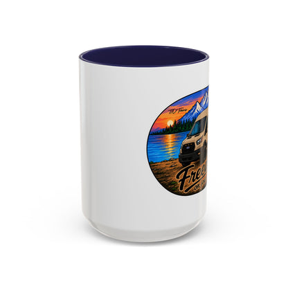 Ford Transit Freedom on Four Wheels Accent Coffee Mug (11, 15oz)