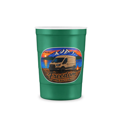 Ford Transit Merchandise Freedom on Four Wheels Recyclable Steel Cup