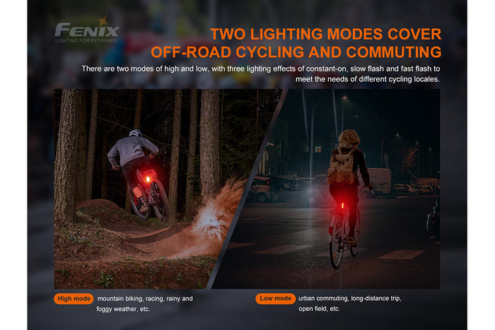 Fenix BC05R V2.0 Rechargeable Bicycle Tail Light