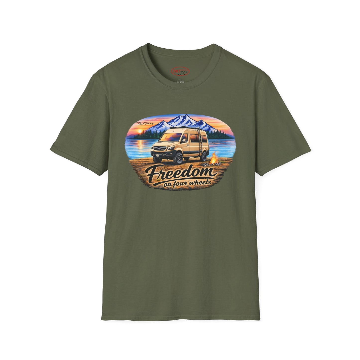 Mercedes Sprinter Van T-Shirt Freedom on Four Wheels