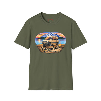 Mercedes Sprinter Van T-Shirt Freedom on Four Wheels