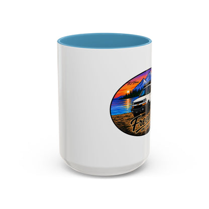 Chevy Express Freedom on Four Wheels Accent Coffee Mug (11, 15oz)