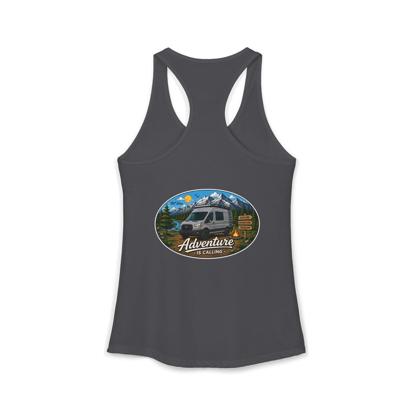 Ford Transit Merchandise Adventure is Calling Women's Ideal Racerback Tank