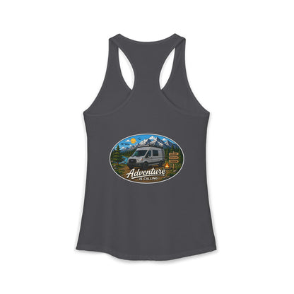Ford Transit Merchandise Adventure is Calling Women's Ideal Racerback Tank