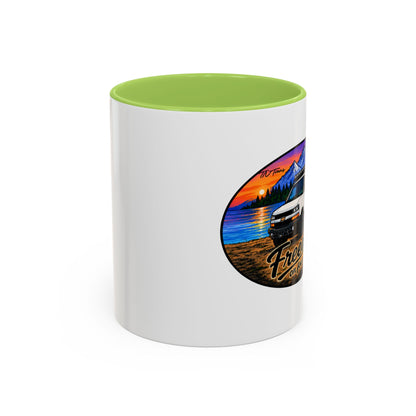 Chevy Express Freedom on Four Wheels Accent Coffee Mug (11, 15oz)