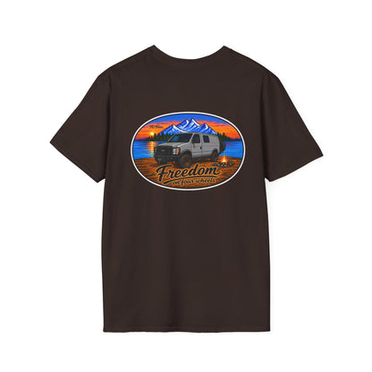 Ford Econoline Freedom on Four Wheels Unisex Softstyle T-Shirt