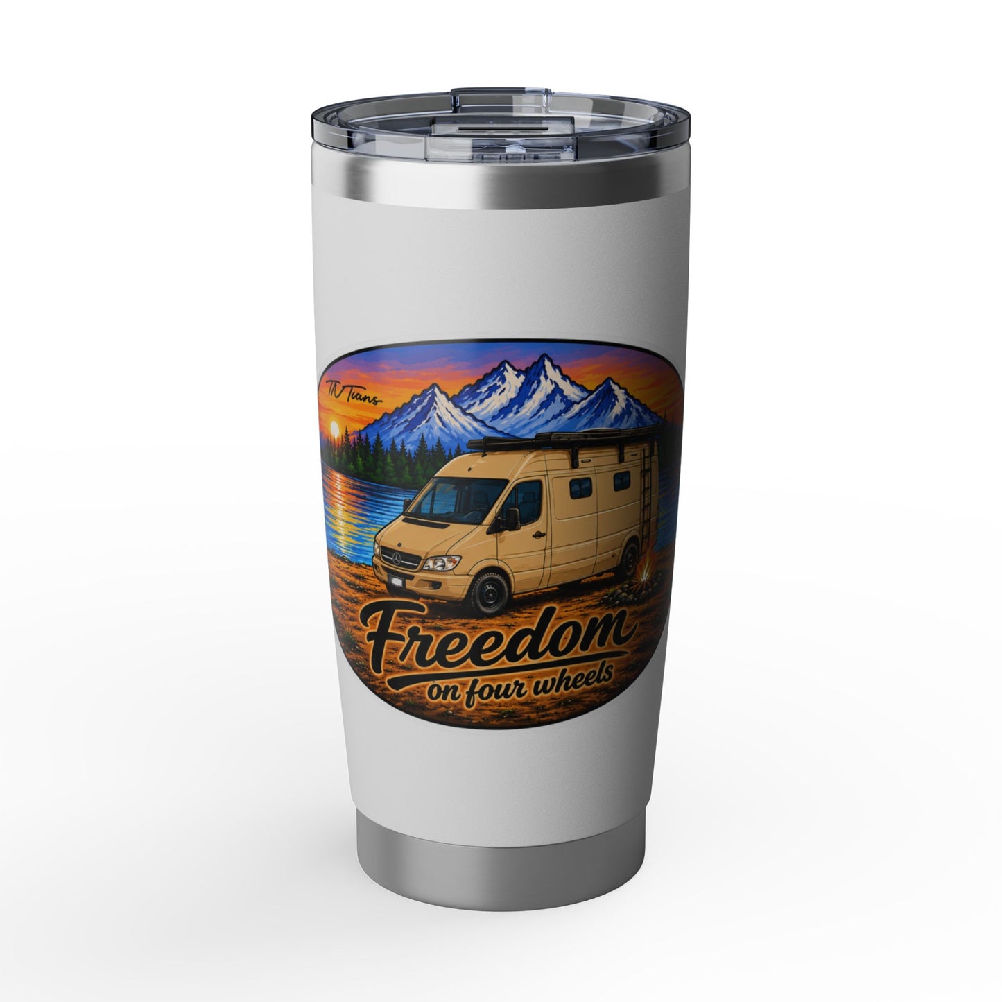 Sprinter T1N Merchandise Freedom on Four Wheels Vagabond 20oz Tumbler