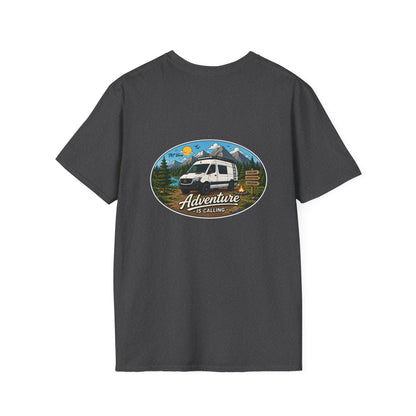 Mercedes Sprinter Merchandise Adventure is Calling Unisex Softstyle T-Shirt