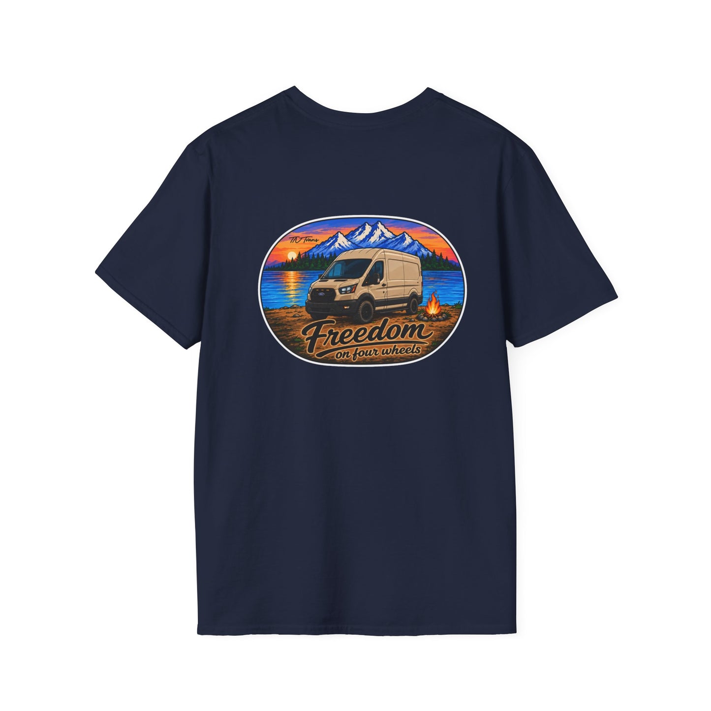 Ford Transit T-Shirt Freedom on Four Wheels