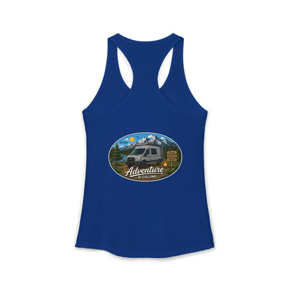 Ford Transit Merchandise Adventure is Calling Women's Ideal Racerback Tank
