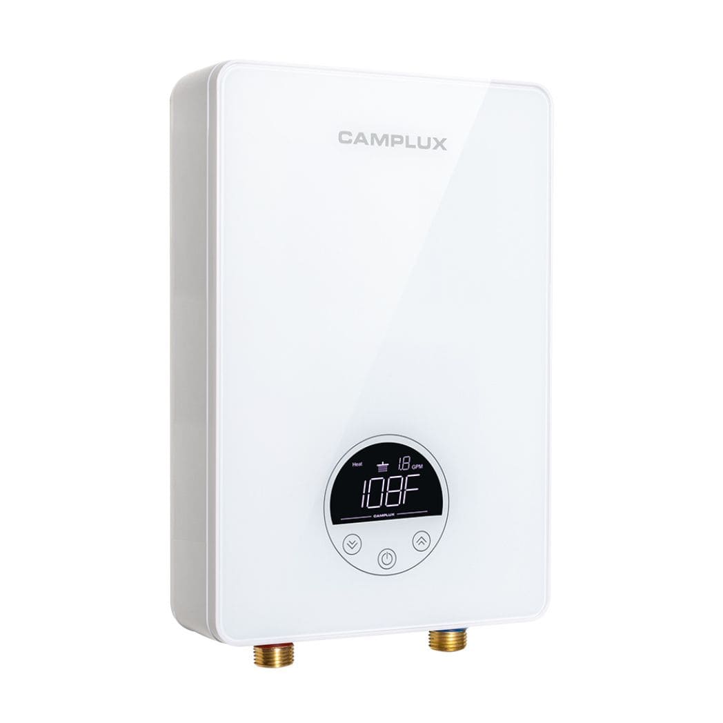 Camplux Electric Point of Use Tankless Water Heater - White