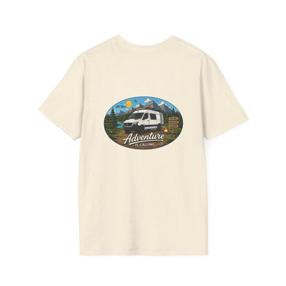 Mercedes Sprinter Merchandise Adventure is Calling Unisex Softstyle T-Shirt