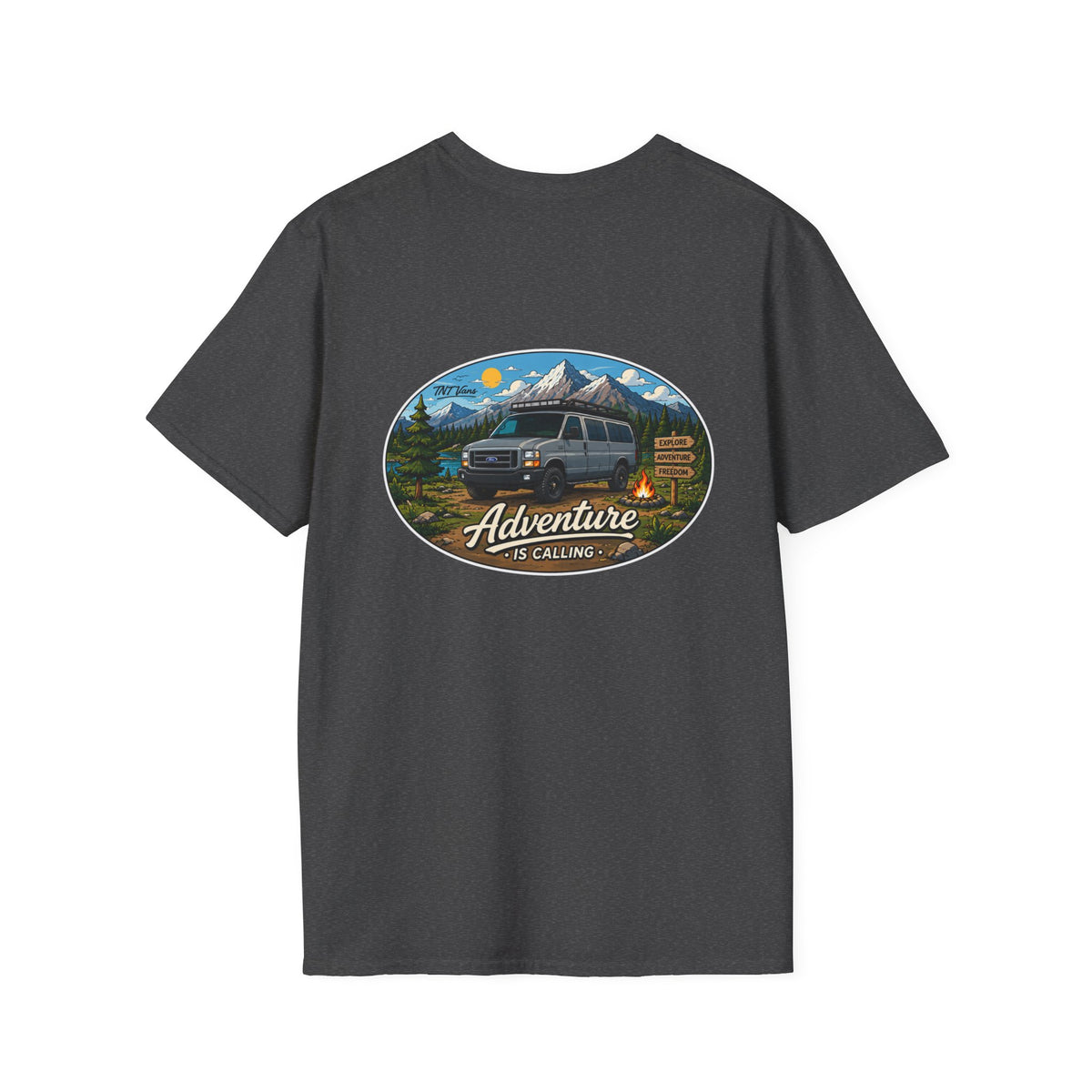 Ford Econoline Merchandise Adventure is Calling Unisex Softstyle T-Shirt