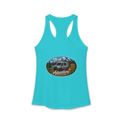 Ford Transit Merchandise Adventure is Calling Women's Ideal Racerback Tank