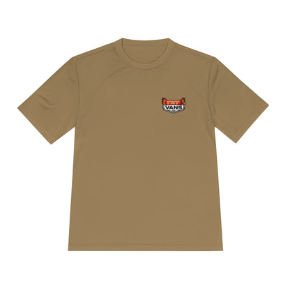 TNTvans Merchandise Built for Adventure Unisex Moisture Wicking Tee