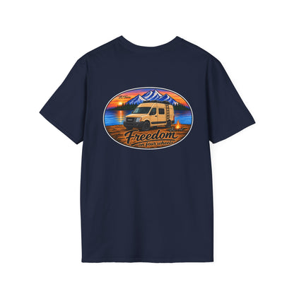 Nissan NV Freedom on Four Wheels Unisex Softstyle T-Shirt