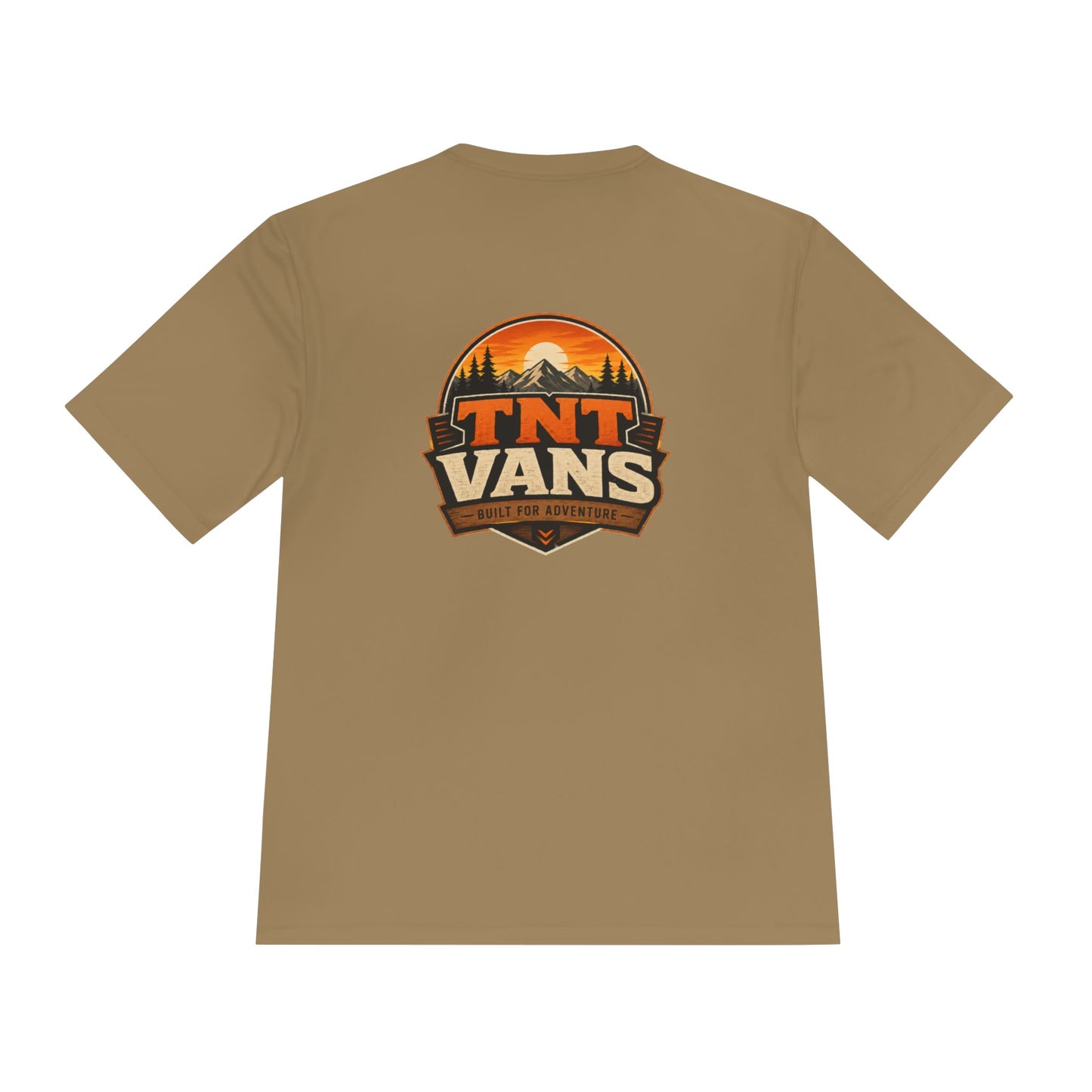 TNTvans Merchandise Built for Adventure Unisex Moisture Wicking Tee