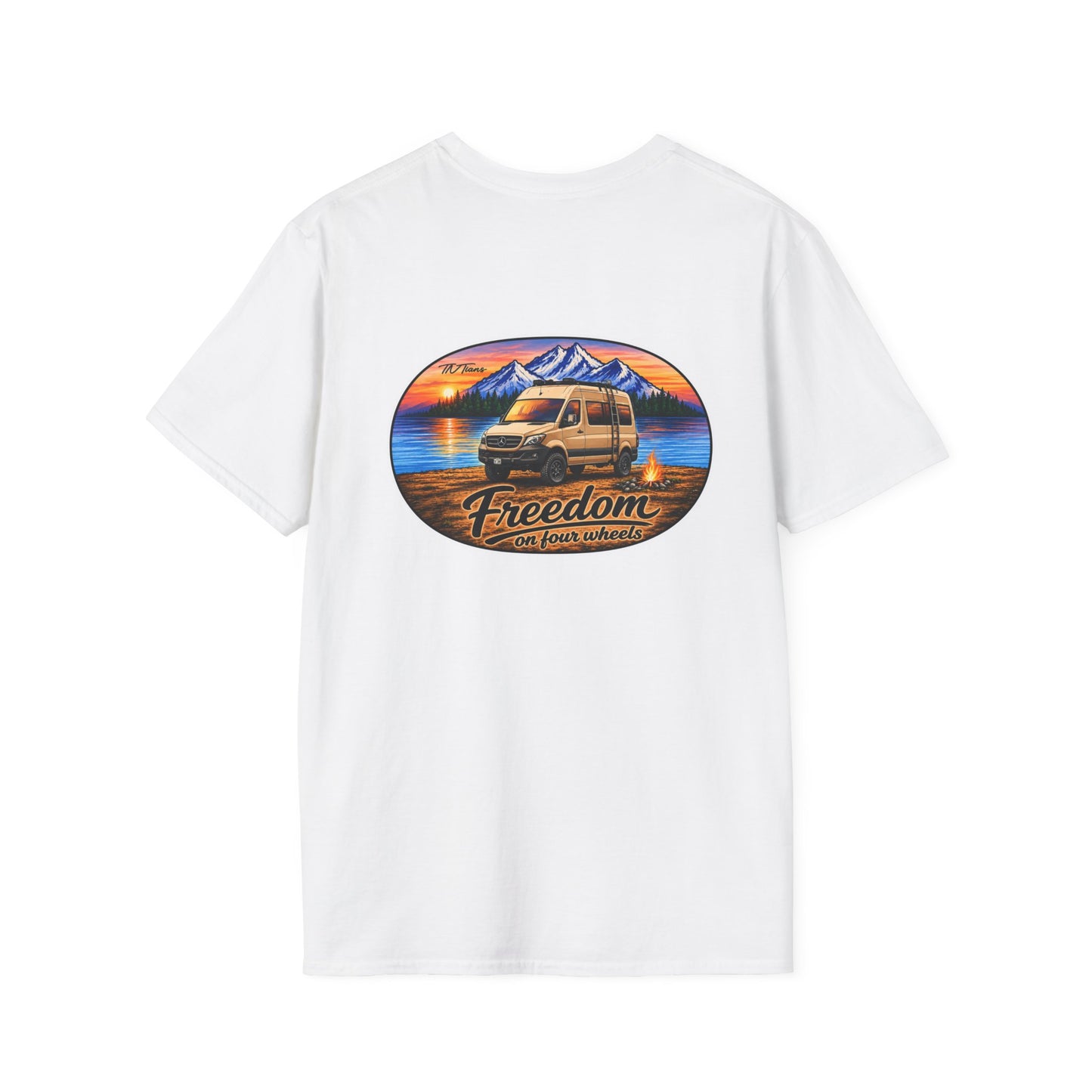 Mercedes Sprinter Freedom on Four Wheels Unisex Softstyle T-Shirt