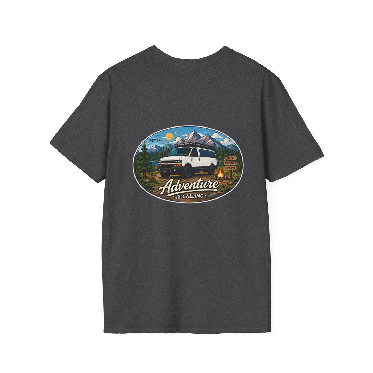 Chevy Express Merchandise Adventure is Calling Unisex Softstyle T-Shirt