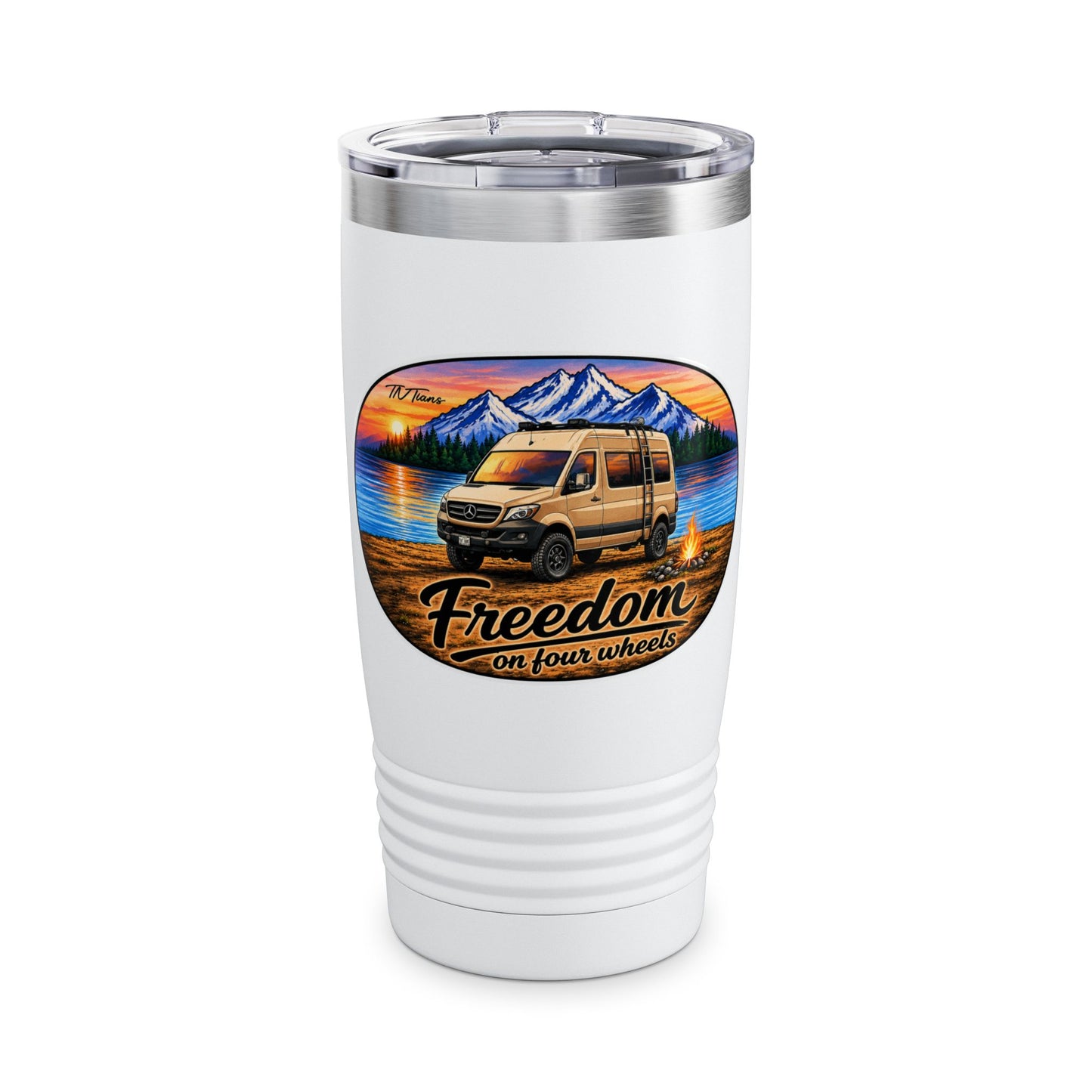 Mercedes Sprinter Freedom on Four Wheels Ringneck Tumbler, 20oz