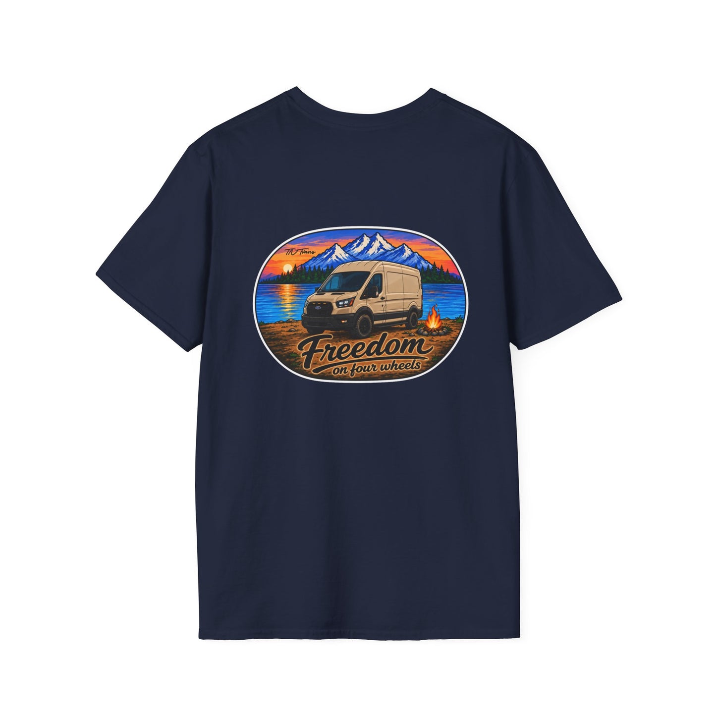 Ford Transit T-Shirt Freedom on Four Wheels