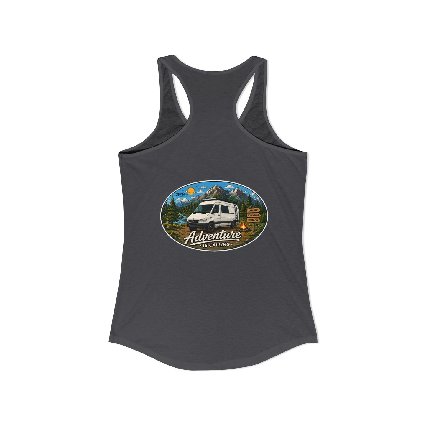 Sprinter T1N Merchandise Adventure is Calling Women's Ideal Racerback Tank