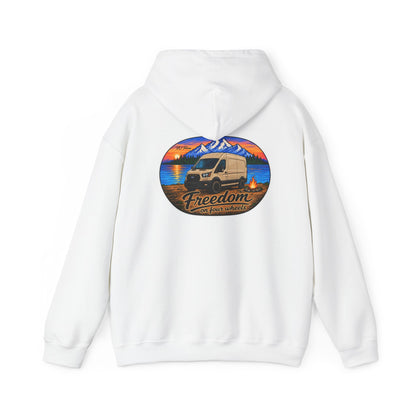 Ford Transit Merchandise Freedom on Four Wheels Unisex Heavy Blend™ Hooded Sweatshirt