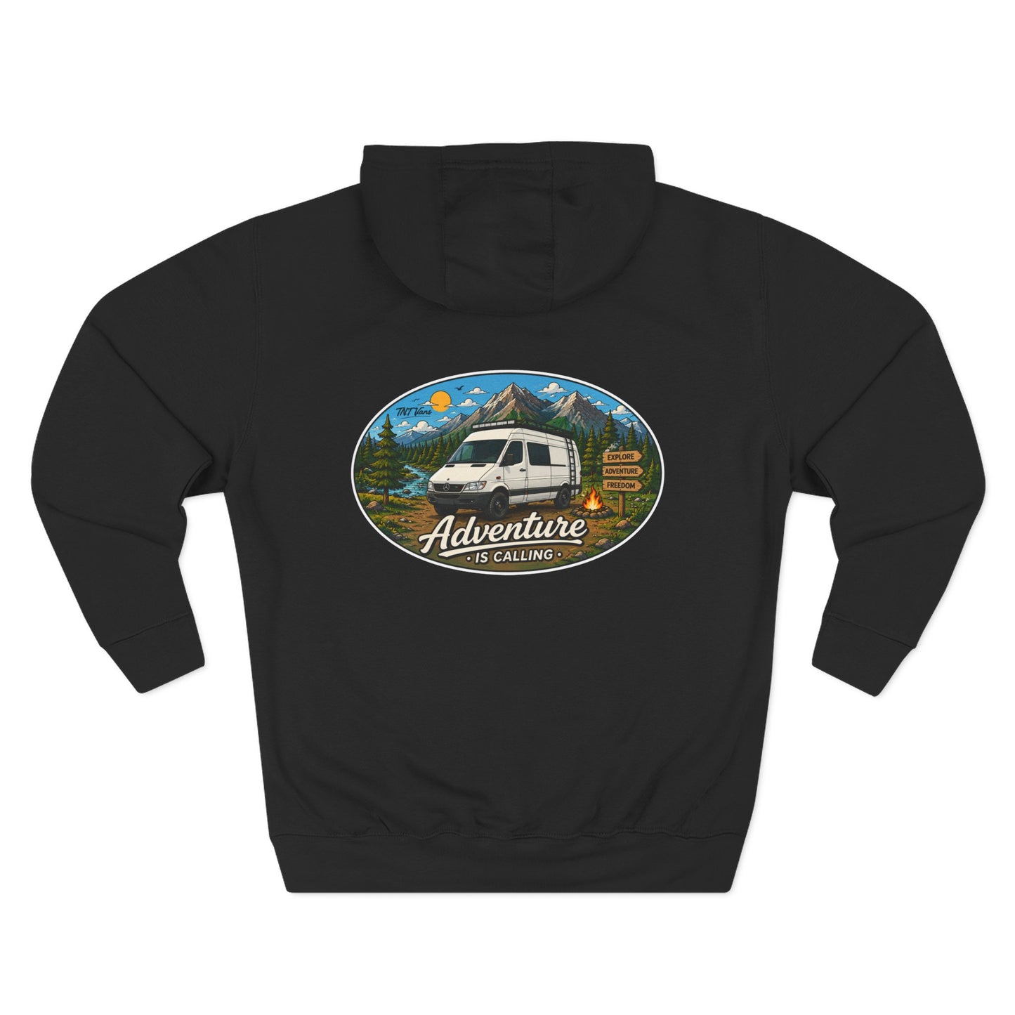 Sprinter T1N Merchandise Adventure is Calling Three-Panel Fleece Hoodie